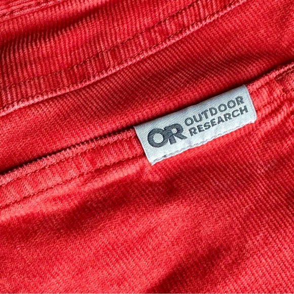 Outdoor Research Corduroy Shorts Coral Red Size 2 - Picture 12 of 13